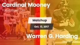 Matchup: Cardinal Mooney vs. Warren G. Harding  2017
