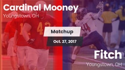Matchup: Cardinal Mooney vs. Fitch  2017