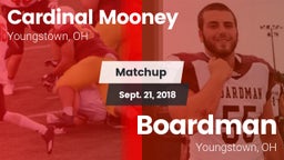Matchup: Cardinal Mooney vs. Boardman  2018