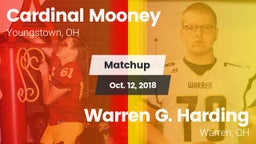 Matchup: Cardinal Mooney vs. Warren G. Harding  2018