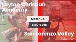 Matchup: Layton Christian Aca vs. San Lorenzo Valley  2017