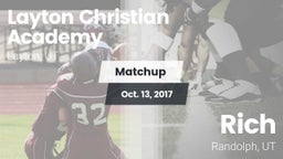 Matchup: Layton Christian Aca vs. Rich  2017