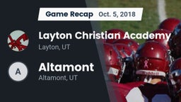 Recap: Layton Christian Academy  vs. Altamont  2018