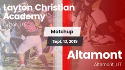 Matchup: Layton Christian Aca vs. Altamont  2019