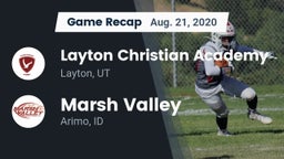 Recap: Layton Christian Academy  vs. Marsh Valley  2020