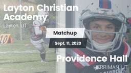 Matchup: Layton Christian Aca vs. Providence Hall  2020