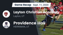 Recap: Layton Christian Academy  vs. Providence Hall  2020