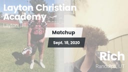 Matchup: Layton Christian Aca vs. Rich  2020