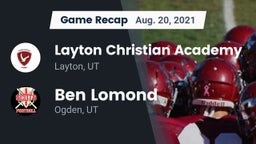 Recap: Layton Christian Academy  vs. Ben Lomond  2021