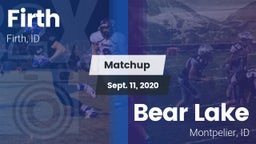 Matchup: Firth vs. Bear Lake  2020