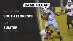 Recap: South Florence  vs. Sumter  2016