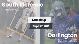 Matchup: South Florence vs. Darlington  2017