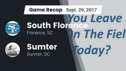 Recap: South Florence  vs. Sumter  2017