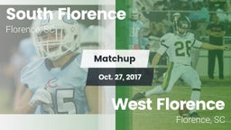 Matchup: South Florence vs. West Florence  2017
