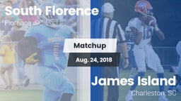 Matchup: South Florence vs. James Island  2018