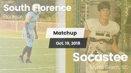 Matchup: South Florence vs. Socastee  2018
