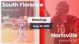 Matchup: South Florence vs. Hartsville  2019