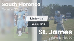 Matchup: South Florence vs. St. James  2019