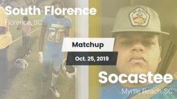 Matchup: South Florence vs. Socastee  2019