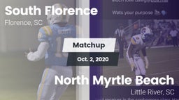 Matchup: South Florence vs. North Myrtle Beach  2020