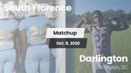 Matchup: South Florence vs. Darlington  2020
