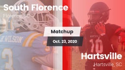 Matchup: South Florence vs. Hartsville  2020