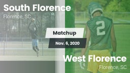 Matchup: South Florence vs. West Florence  2020