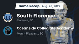 Recap: South Florence  vs. Oceanside Collegiate Academy 2022