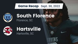 Recap: South Florence  vs. Hartsville  2022