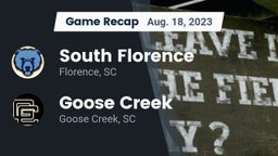 Recap: South Florence  vs. Goose Creek  2023