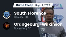 Recap: South Florence  vs. Orangeburg-Wilkinson  2023