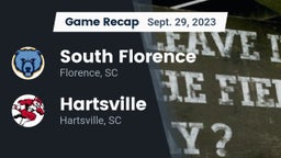 Recap: South Florence  vs. Hartsville  2023