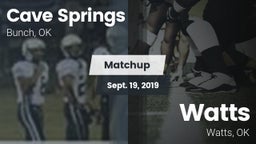 Matchup: Cave Springs vs. Watts  2019