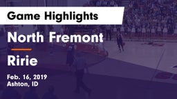 North Fremont  vs Ririe  Game Highlights - Feb. 16, 2019