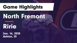 North Fremont  vs Ririe  Game Highlights - Jan. 16, 2020