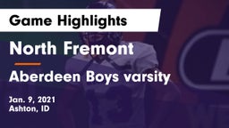 North Fremont  vs Aberdeen Boys varsity Game Highlights - Jan. 9, 2021