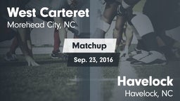 Matchup: West Carteret vs. Havelock  2016