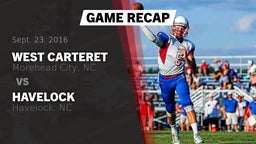 Recap: West Carteret  vs. Havelock  2016