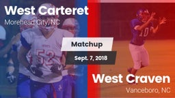 Matchup: West Carteret vs. West Craven  2018