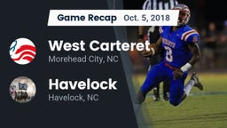 Recap: West Carteret  vs. Havelock  2018