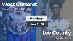 Matchup: West Carteret vs. Lee County  2018