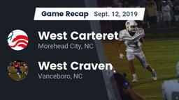 Recap: West Carteret  vs. West Craven  2019