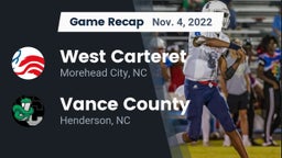 Recap: West Carteret  vs. Vance County  2022