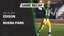 Recap: Edison  vs. Buena Park  2015