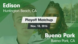 Matchup: Edison  vs. Buena Park  2016