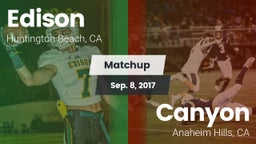 Matchup: Edison  vs. Canyon  2017