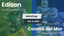 Matchup: Edison  vs. Corona del Mar  2019
