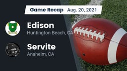 Recap: Edison  vs. Servite 2021