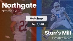 Matchup: Northgate vs. Starr's Mill  2017