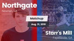 Matchup: Northgate vs. Starr's Mill  2018